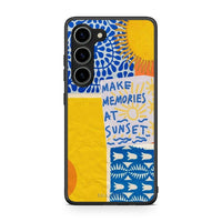 Thumbnail for Θήκη Samsung Galaxy S23 Sunset Memories από τη Smartfits με σχέδιο στο πίσω μέρος και μαύρο περίβλημα | Samsung Galaxy S23 Sunset Memories Case with Colorful Back and Black Bezels