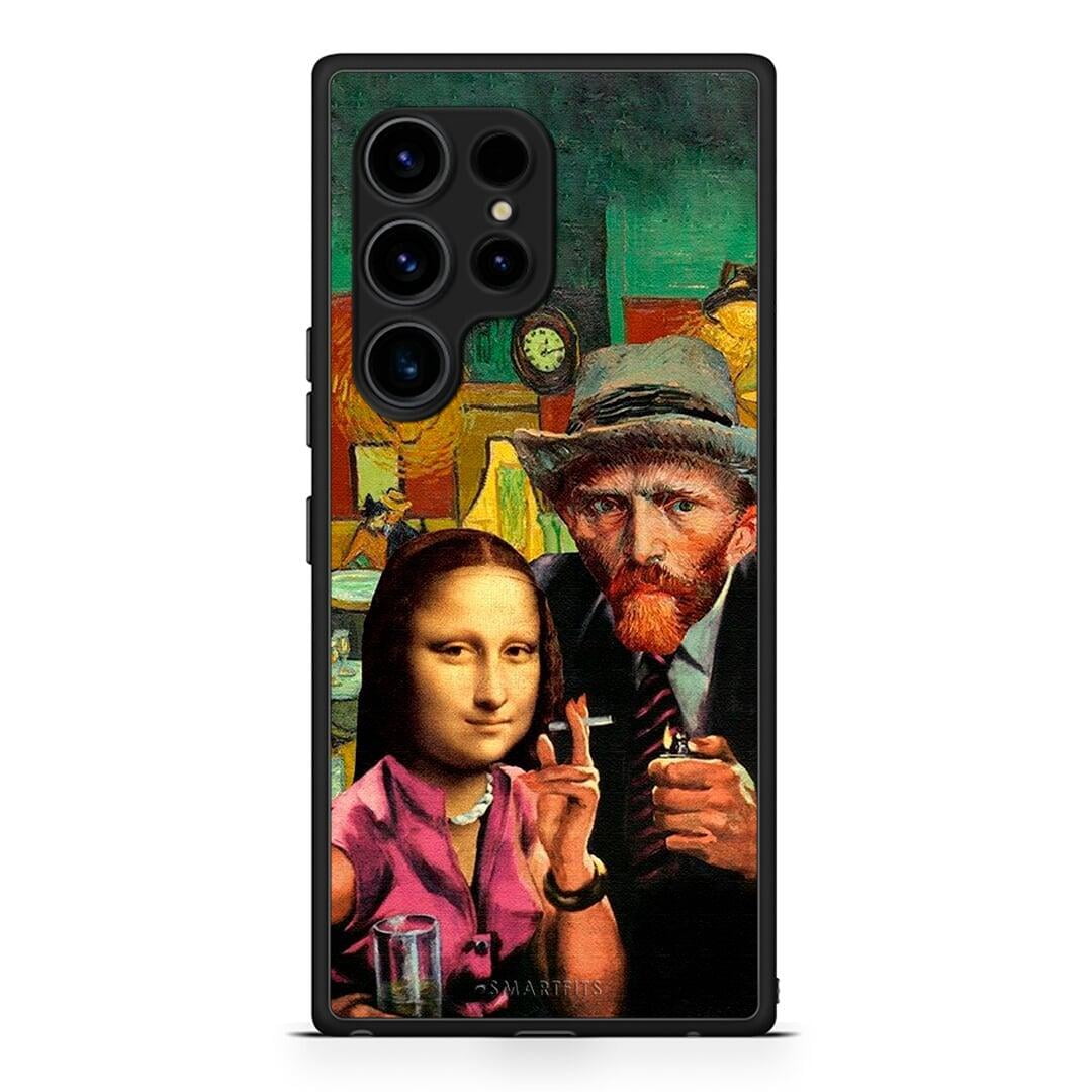 Θήκη Samsung Galaxy S23 Ultra Funny Art από τη Smartfits με σχέδιο στο πίσω μέρος και μαύρο περίβλημα | Samsung Galaxy S23 Ultra Funny Art Case with Colorful Back and Black Bezels