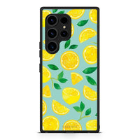 Thumbnail for Θήκη Samsung Galaxy S23 Ultra Lemons από τη Smartfits με σχέδιο στο πίσω μέρος και μαύρο περίβλημα | Samsung Galaxy S23 Ultra Lemons Case with Colorful Back and Black Bezels