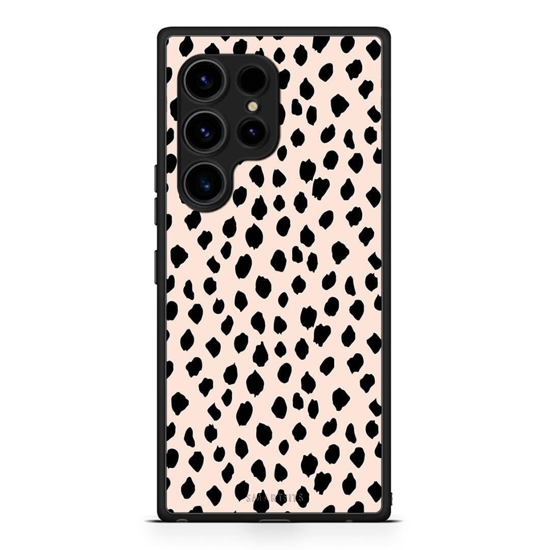 Θήκη Samsung Galaxy S23 Ultra New Polka Dots από τη Smartfits με σχέδιο στο πίσω μέρος και μαύρο περίβλημα | Samsung Galaxy S23 Ultra New Polka Dots Case with Colorful Back and Black Bezels