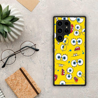 Thumbnail for Θήκη Samsung Galaxy S23 Ultra PopArt Sponge από τη Smartfits με σχέδιο στο πίσω μέρος και μαύρο περίβλημα | Samsung Galaxy S23 Ultra PopArt Sponge Case with Colorful Back and Black Bezels