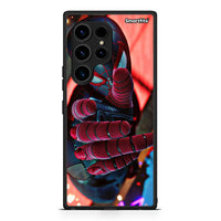 Thumbnail for Θήκη Samsung Galaxy S23 Ultra Spider Hand από τη Smartfits με σχέδιο στο πίσω μέρος και μαύρο περίβλημα | Samsung Galaxy S23 Ultra Spider Hand Case with Colorful Back and Black Bezels