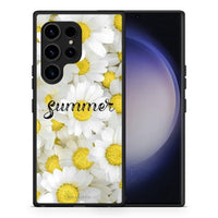 Thumbnail for Θήκη Samsung Galaxy S23 Ultra Summer Daisies από τη Smartfits με σχέδιο στο πίσω μέρος και μαύρο περίβλημα | Samsung Galaxy S23 Ultra Summer Daisies Case with Colorful Back and Black Bezels