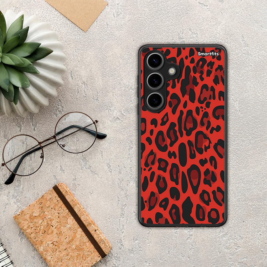 Animal Red Leopard - Samsung Galaxy S24 case