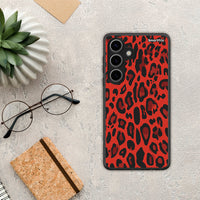 Thumbnail for Animal Red Leopard - Samsung Galaxy S24 case