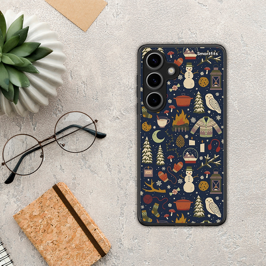 Christmas Elements - Samsung Galaxy S24 case