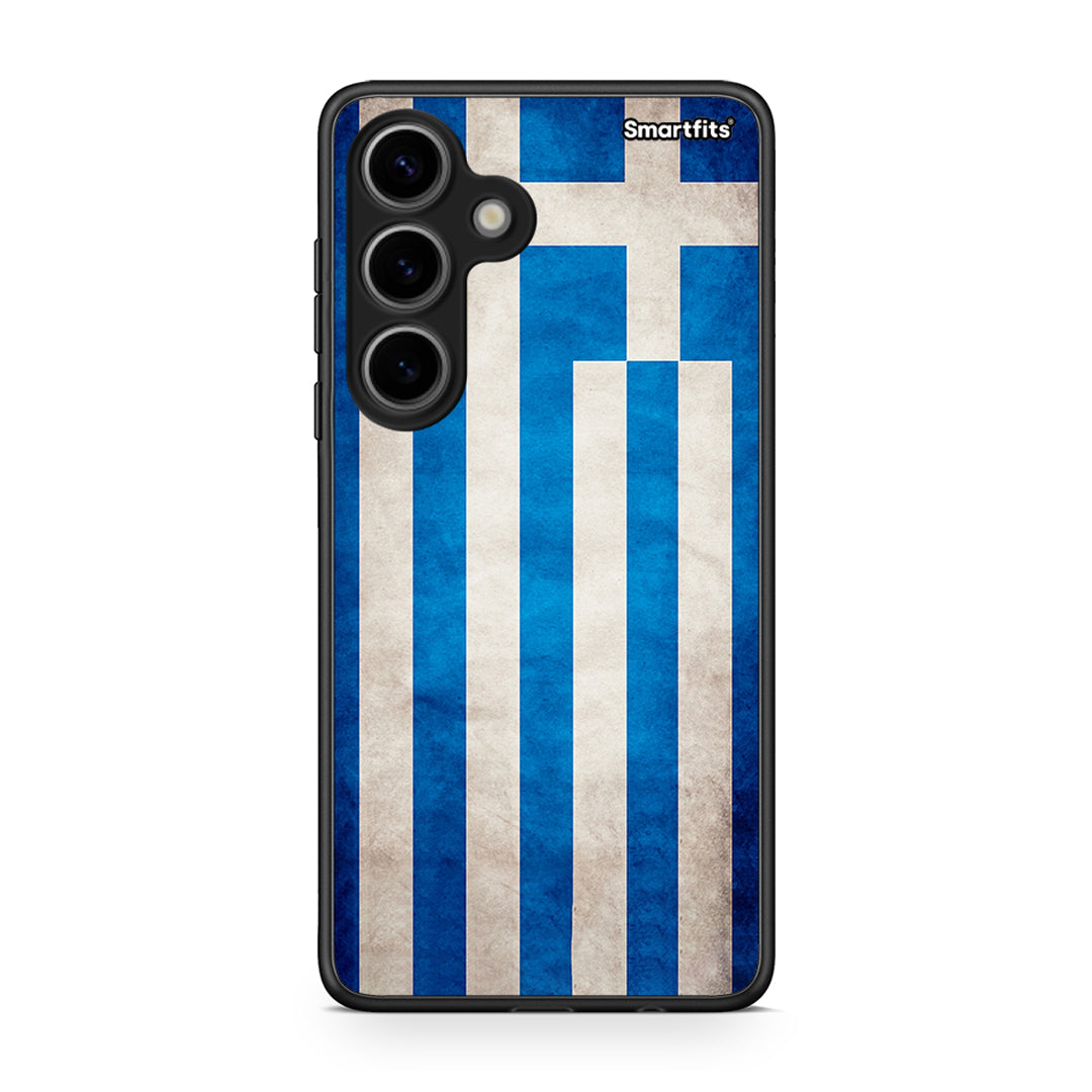 4 - Samsung Galaxy S24 Greeek Flag case, cover, bumper