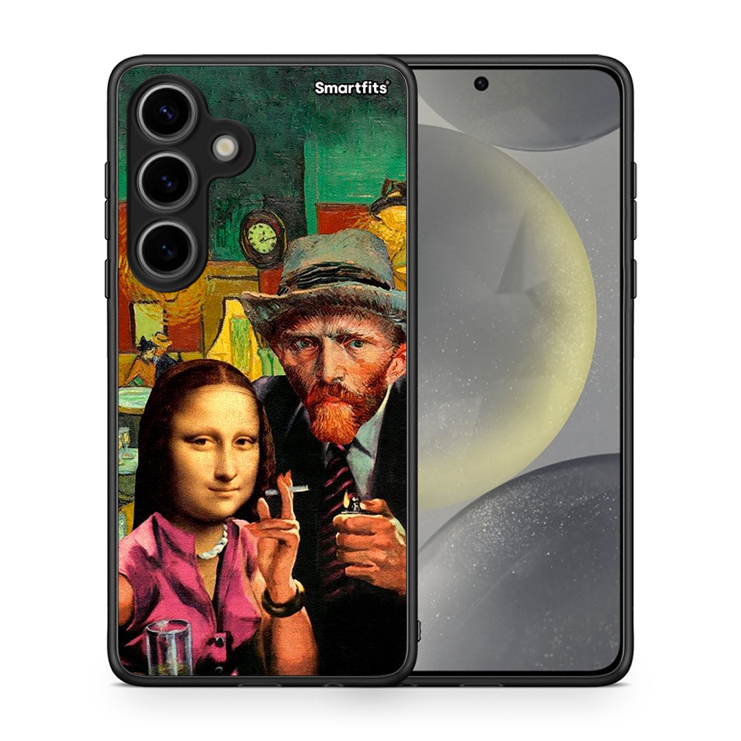 Θήκη Samsung Galaxy S24 Funny Art από τη Smartfits με σχέδιο στο πίσω μέρος και μαύρο περίβλημα | Samsung Galaxy S24 Funny Art case with colorful back and black bezels