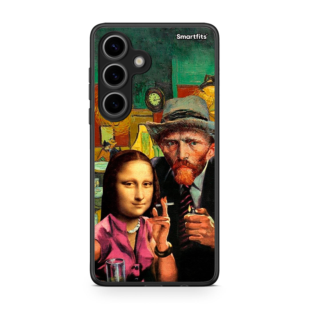 Samsung Galaxy S24 Funny Art θήκη από τη Smartfits με σχέδιο στο πίσω μέρος και μαύρο περίβλημα | Smartphone case with colorful back and black bezels by Smartfits