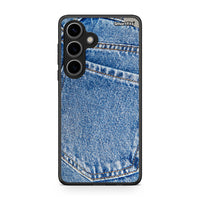 Thumbnail for Samsung Galaxy S24 Jeans Pocket θήκη από τη Smartfits με σχέδιο στο πίσω μέρος και μαύρο περίβλημα | Smartphone case with colorful back and black bezels by Smartfits