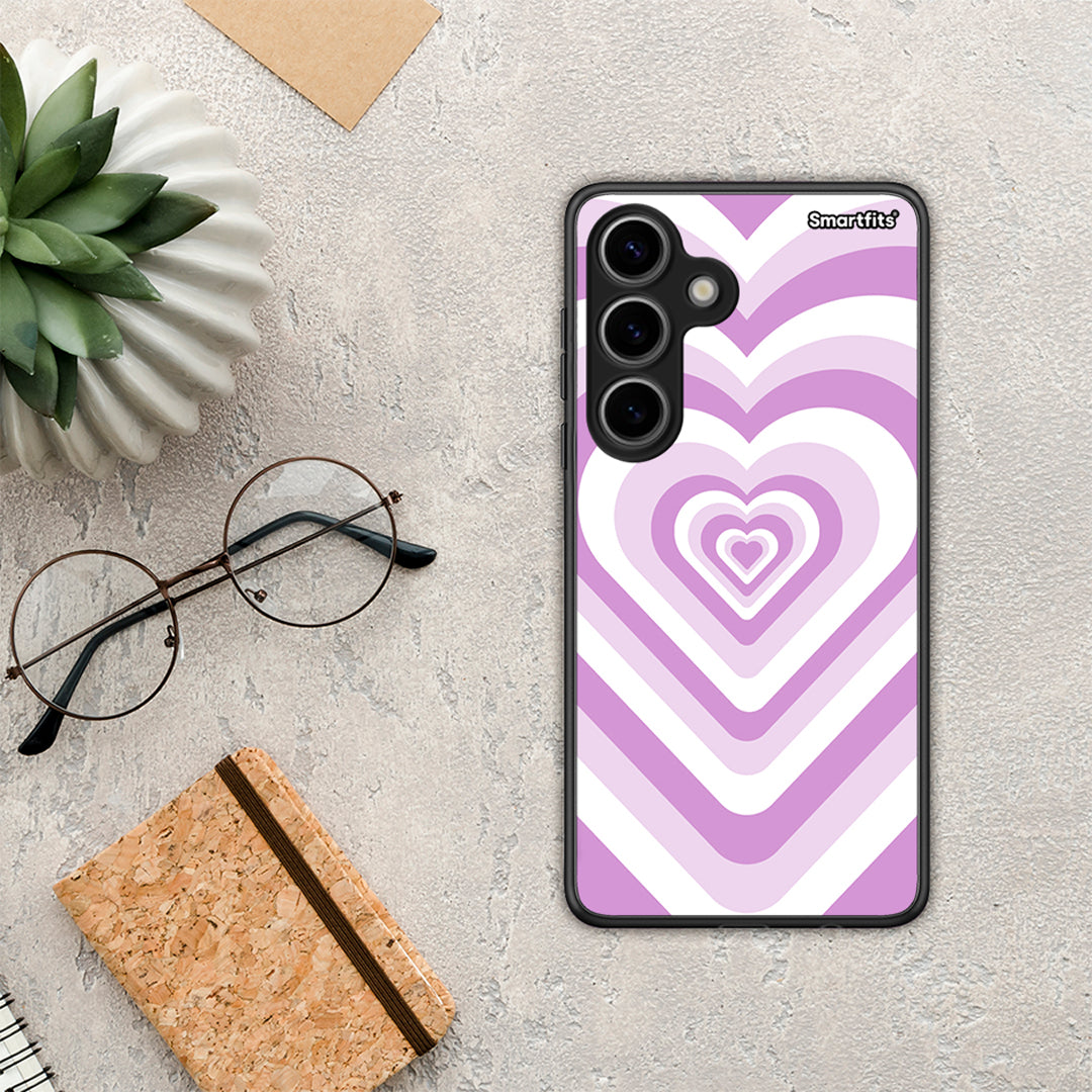 Lilac Hearts - Samsung Galaxy S24 case