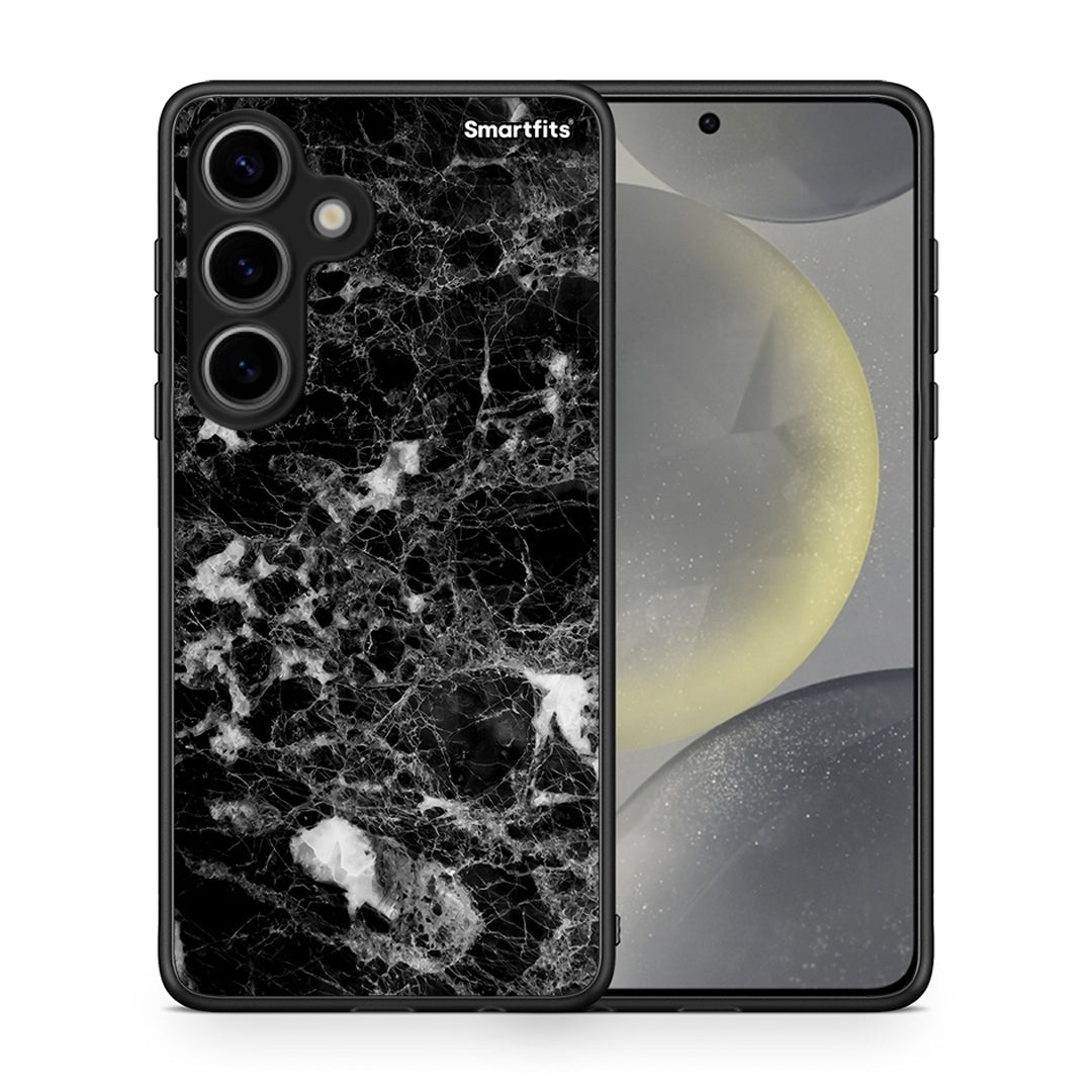 Θήκη Samsung Galaxy S24 Male Marble από τη Smartfits με σχέδιο στο πίσω μέρος και μαύρο περίβλημα | Samsung Galaxy S24 Male Marble case with colorful back and black bezels