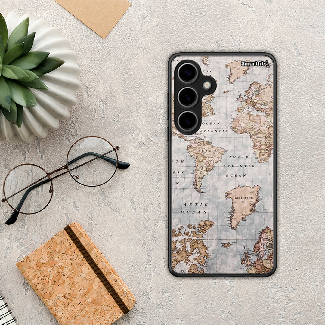 World Map - Samsung Galaxy S24 Plus case