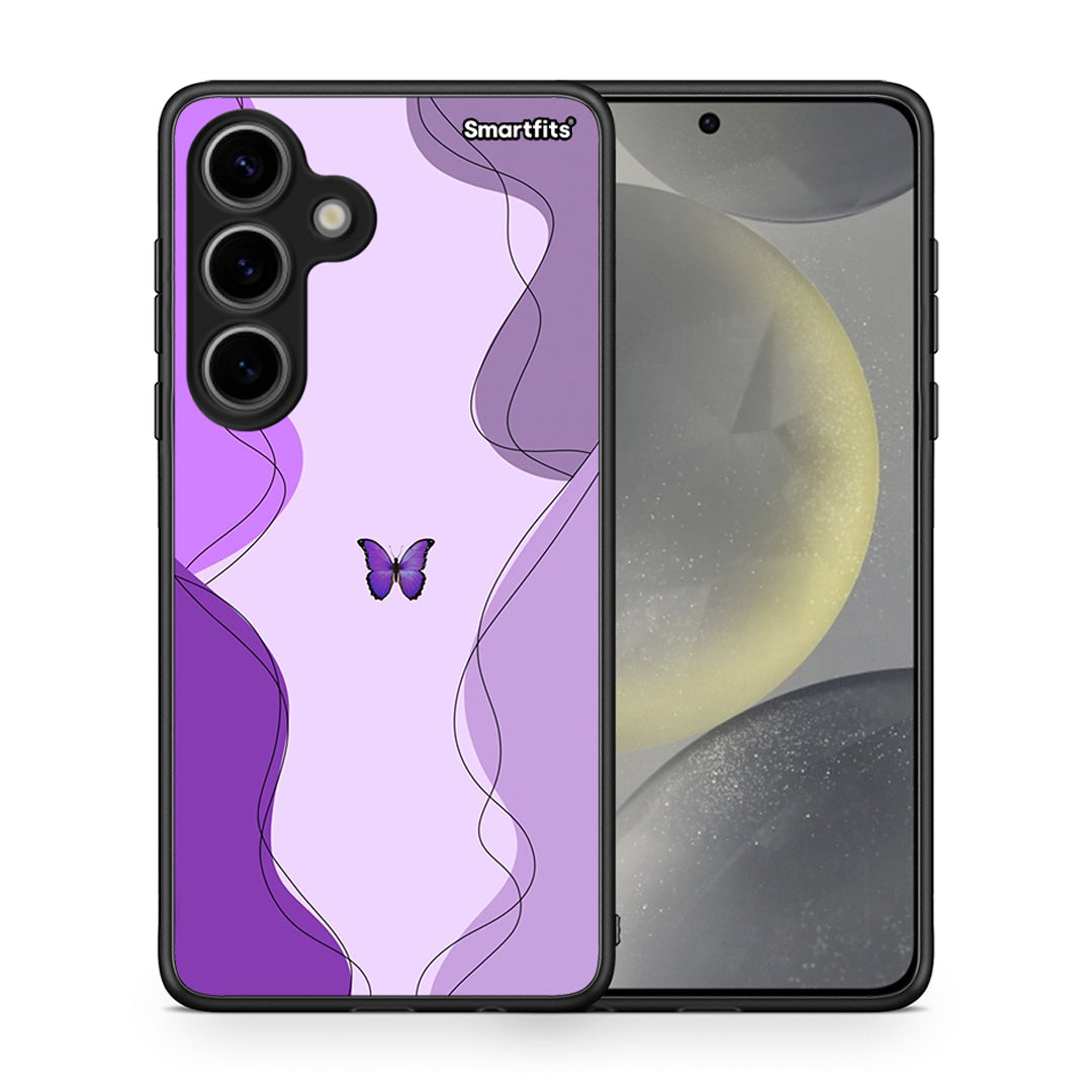 Purple Mariposa - Samsung Galaxy S24 θήκη