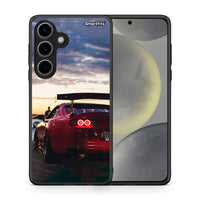 Thumbnail for Θήκη Samsung Galaxy S24 Racing Supra από τη Smartfits με σχέδιο στο πίσω μέρος και μαύρο περίβλημα | Samsung Galaxy S24 Racing Supra case with colorful back and black bezels