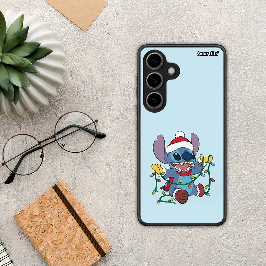 Santa Stich - Samsung Galaxy S24 case