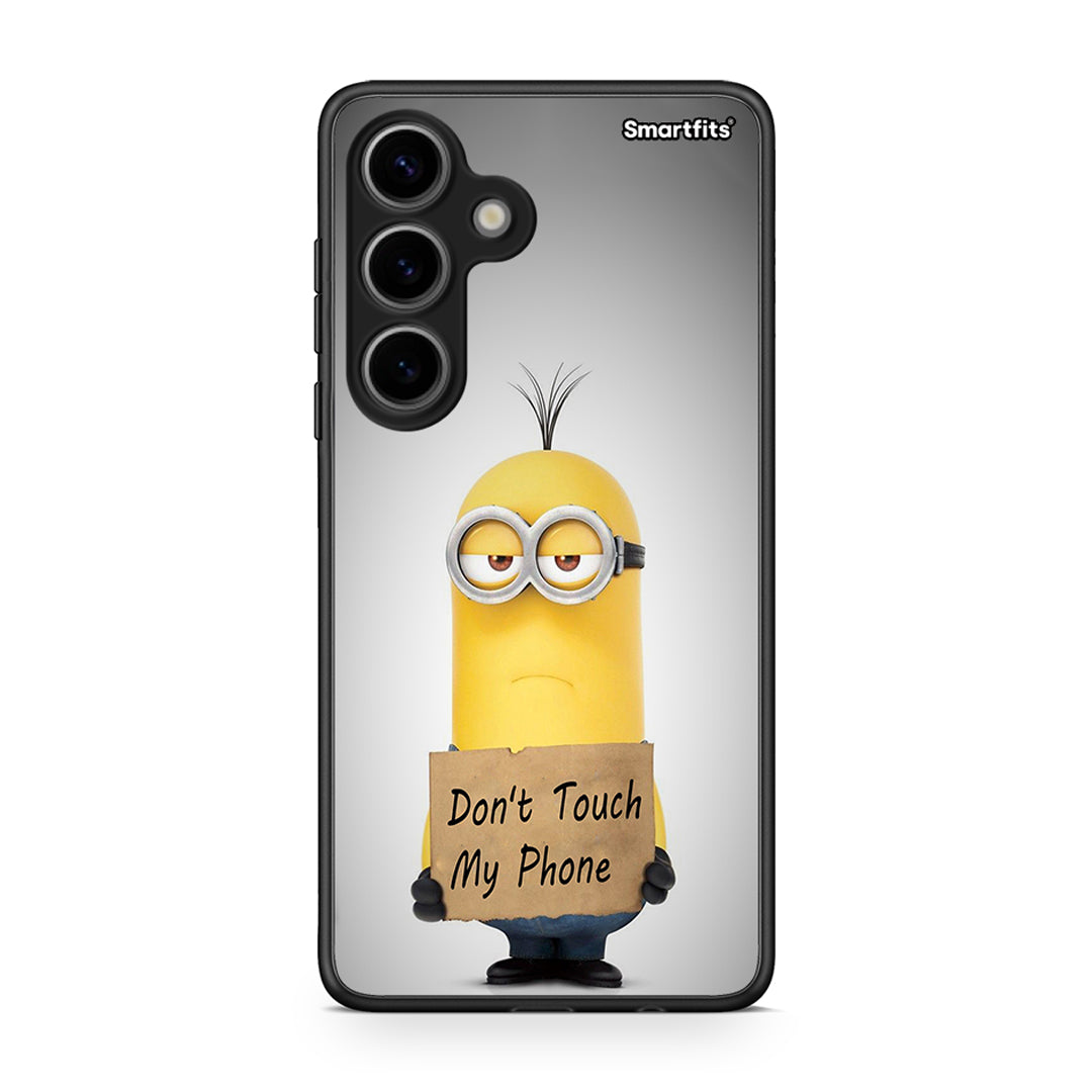 4 - Samsung Galaxy S24 Minion Text case, cover, bumper