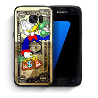 Thumbnail for Θήκη Samsung S7 Duck Money από τη Smartfits με σχέδιο στο πίσω μέρος και μαύρο περίβλημα | Samsung S7 Duck Money case with colorful back and black bezels