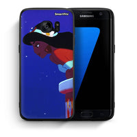 Thumbnail for Θήκη Samsung S7 Edge Alladin And Jasmine Love 2 από τη Smartfits με σχέδιο στο πίσω μέρος και μαύρο περίβλημα | Samsung S7 Edge Alladin And Jasmine Love 2 case with colorful back and black bezels