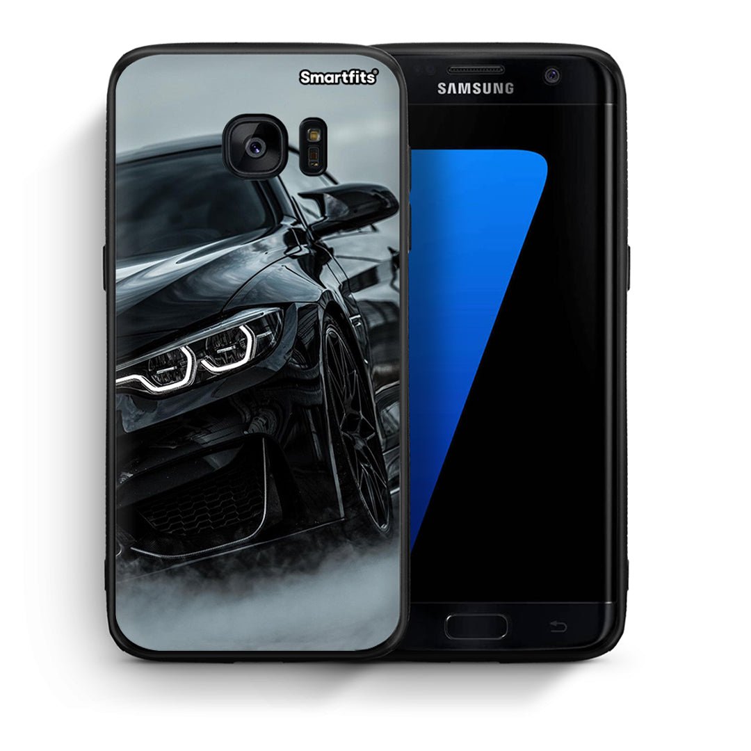 Θήκη Samsung S7 Edge Black BMW από τη Smartfits με σχέδιο στο πίσω μέρος και μαύρο περίβλημα | Samsung S7 Edge Black BMW case with colorful back and black bezels