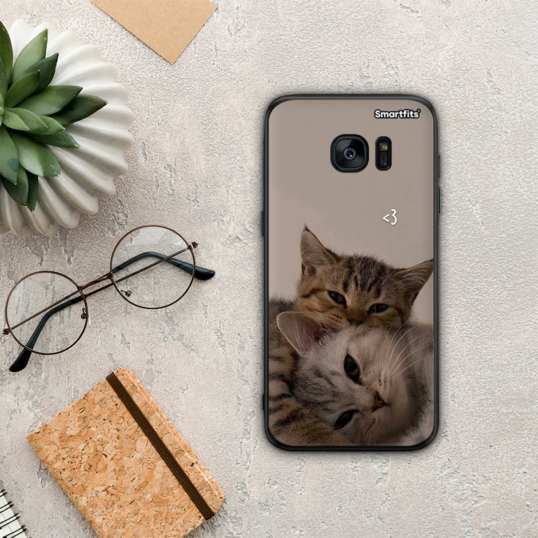 Cats In Love - Samsung Galaxy S7 Edge θήκη