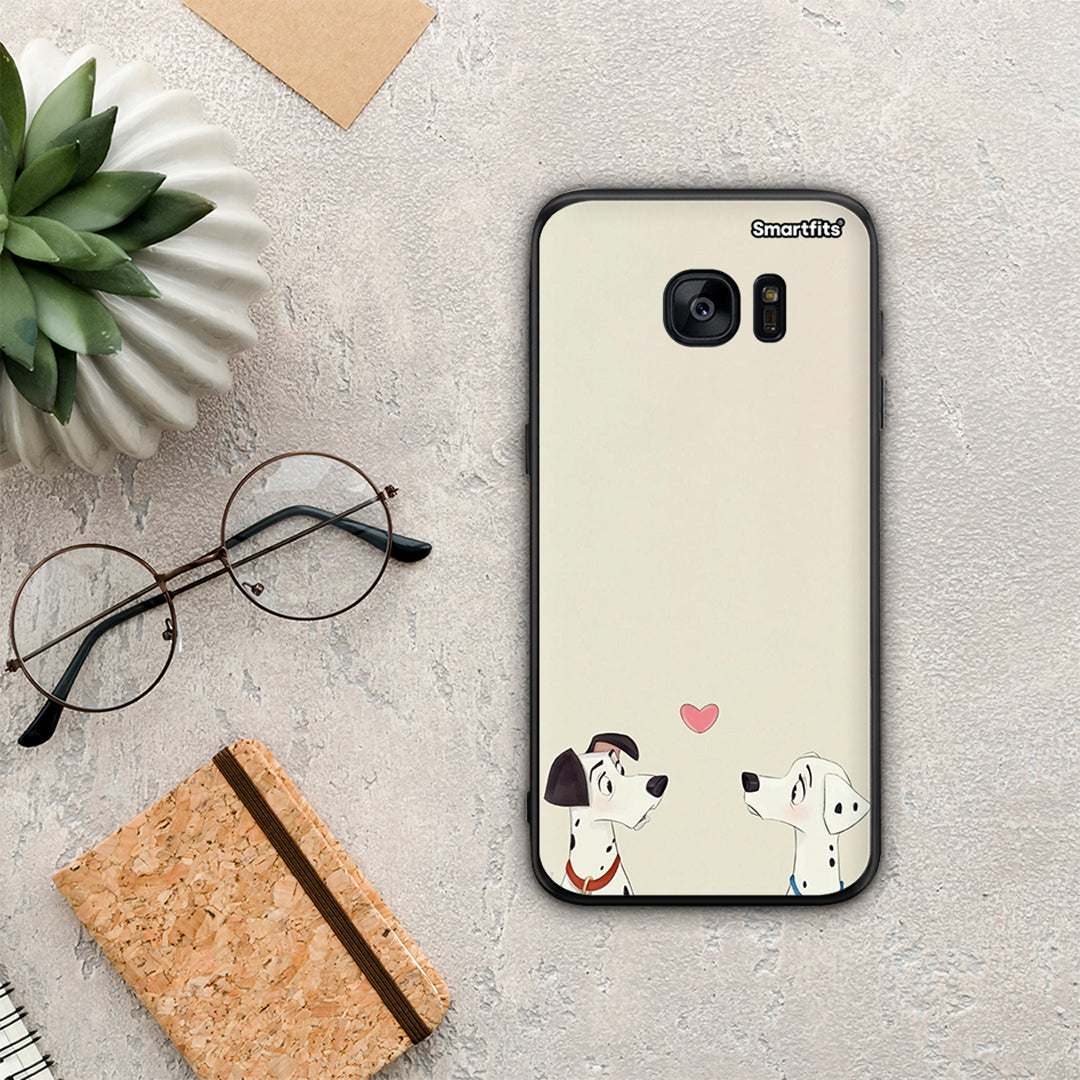 Dalmatians Love - Samsung Galaxy S7 Edge case