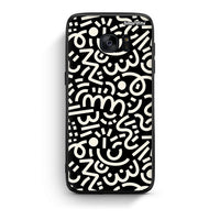 Thumbnail for samsung s7 edge Doodle Art Θήκη από τη Smartfits με σχέδιο στο πίσω μέρος και μαύρο περίβλημα | Smartphone case with colorful back and black bezels by Smartfits