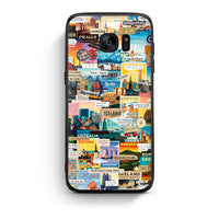 Thumbnail for samsung s7 edge Live To Travel θήκη από τη Smartfits με σχέδιο στο πίσω μέρος και μαύρο περίβλημα | Smartphone case with colorful back and black bezels by Smartfits