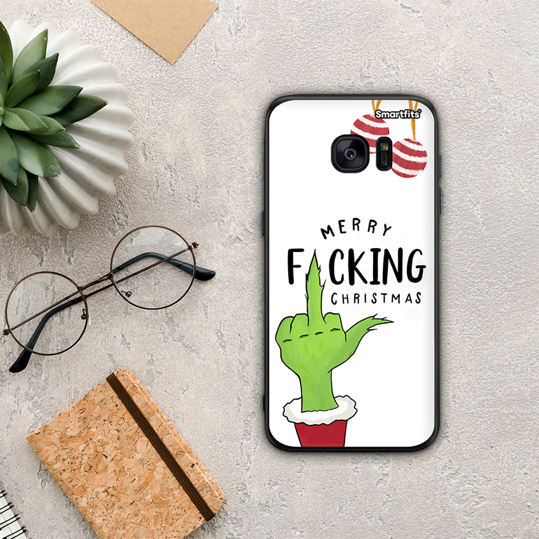 Merry F Xmas - Samsung Galaxy S7 edge case