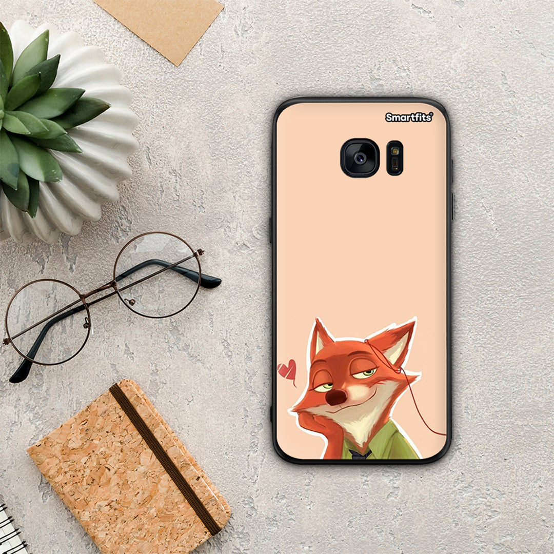 Nick Wilde and Judy Hopps Love 1 - Samsung Galaxy S7 edge case