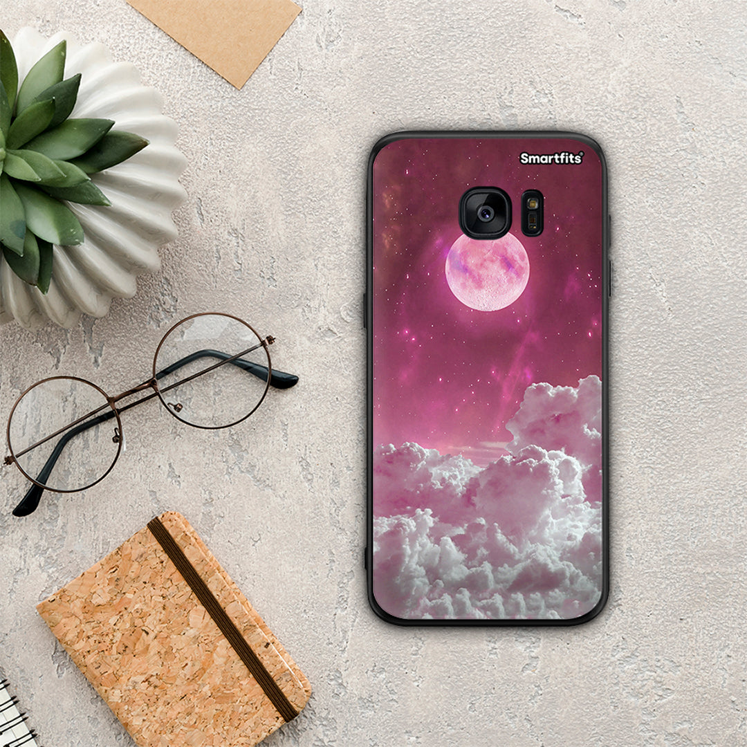 Pink Moon - Samsung Galaxy S7 edge case