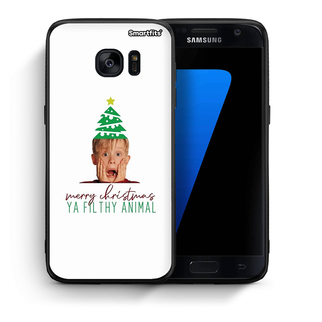 Θήκη Samsung S7 Filthy Animal από τη Smartfits με σχέδιο στο πίσω μέρος και μαύρο περίβλημα | Samsung S7 Filthy Animal case with colorful back and black bezels