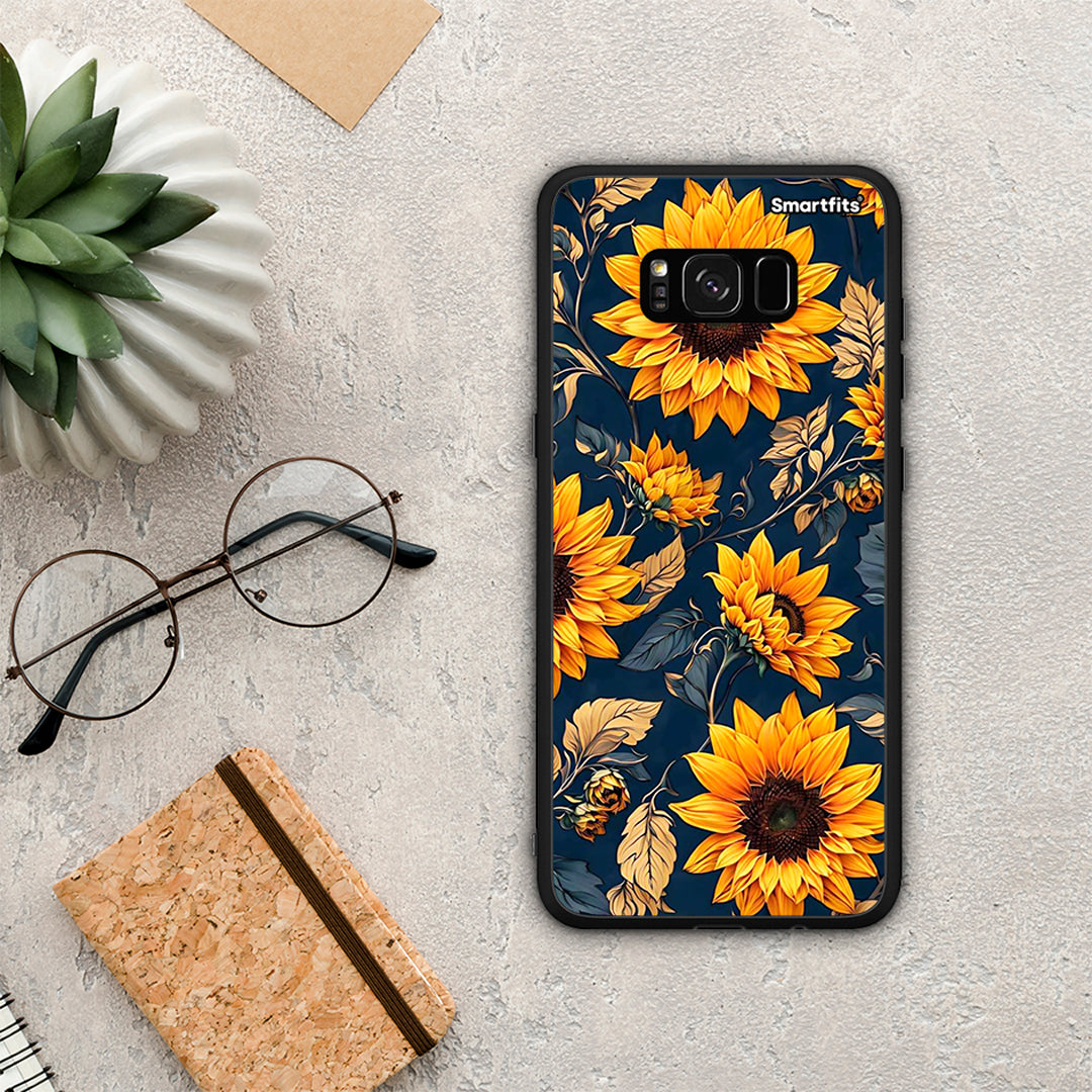 Autumn Sunflowers - Samsung Galaxy S8 θήκη