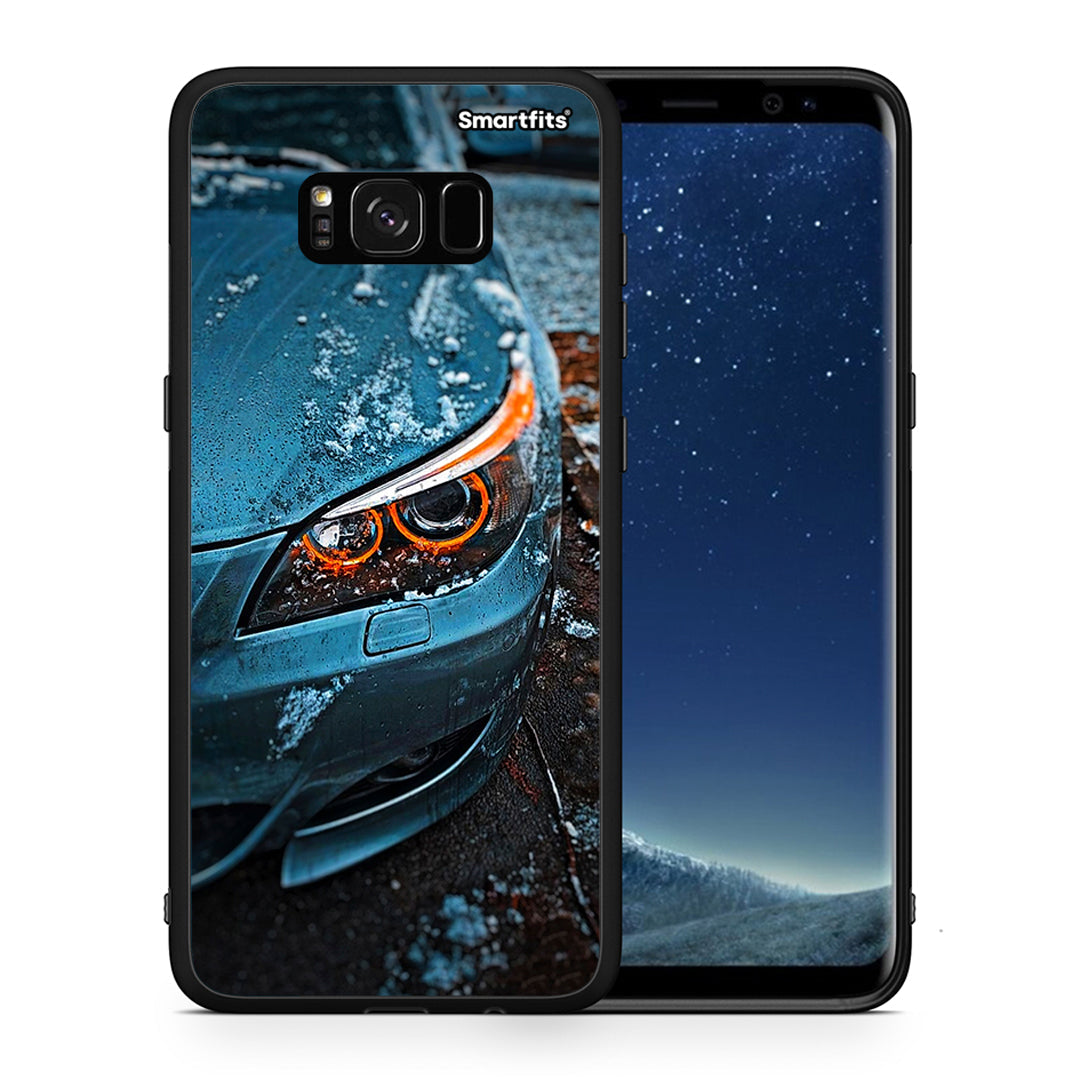 Θήκη Samsung S8 Bmw E60 από τη Smartfits με σχέδιο στο πίσω μέρος και μαύρο περίβλημα | Samsung S8 Bmw E60 case with colorful back and black bezels