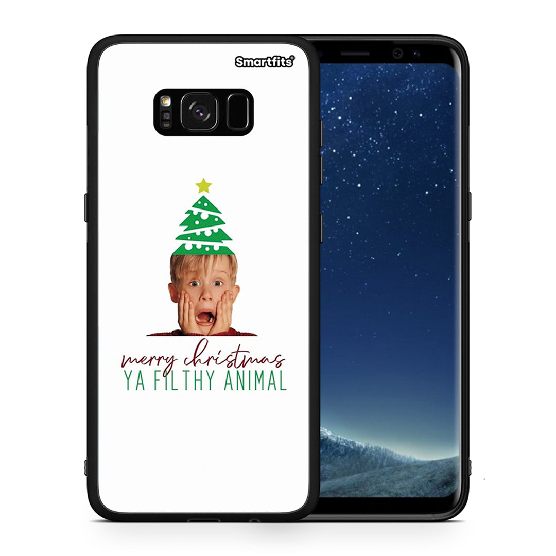 Θήκη Samsung S8 Filthy Animal από τη Smartfits με σχέδιο στο πίσω μέρος και μαύρο περίβλημα | Samsung S8 Filthy Animal case with colorful back and black bezels