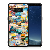 Thumbnail for Θήκη Samsung S8 Live To Travel από τη Smartfits με σχέδιο στο πίσω μέρος και μαύρο περίβλημα | Samsung S8 Live To Travel case with colorful back and black bezels