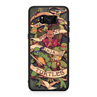 Thumbnail for Samsung S8 Ninja Turtles θήκη από τη Smartfits με σχέδιο στο πίσω μέρος και μαύρο περίβλημα | Smartphone case with colorful back and black bezels by Smartfits