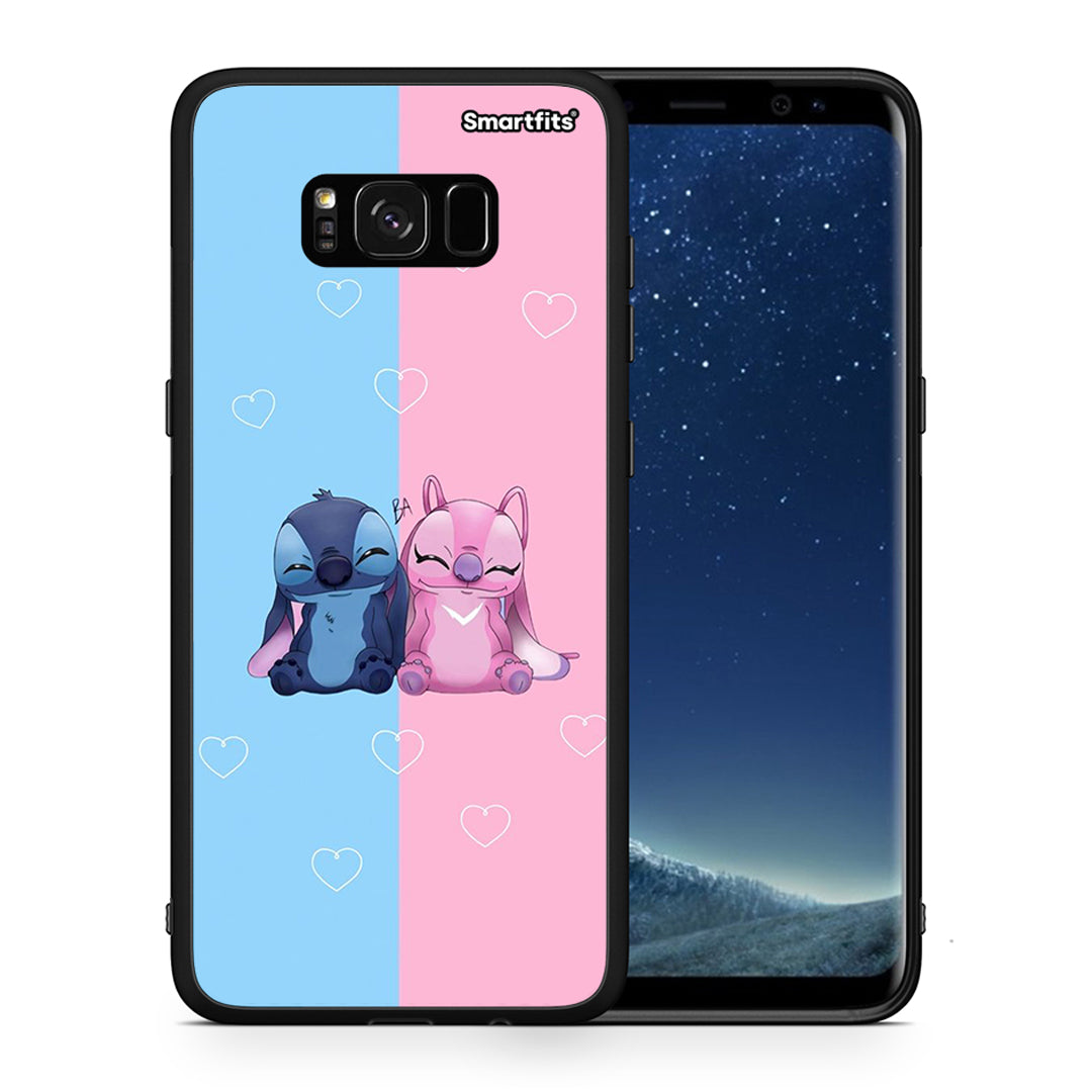 Θήκη Samsung S8 Stitch And Angel από τη Smartfits με σχέδιο στο πίσω μέρος και μαύρο περίβλημα | Samsung S8 Stitch And Angel case with colorful back and black bezels