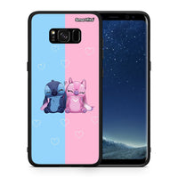 Thumbnail for Θήκη Samsung S8 Stitch And Angel από τη Smartfits με σχέδιο στο πίσω μέρος και μαύρο περίβλημα | Samsung S8 Stitch And Angel case with colorful back and black bezels