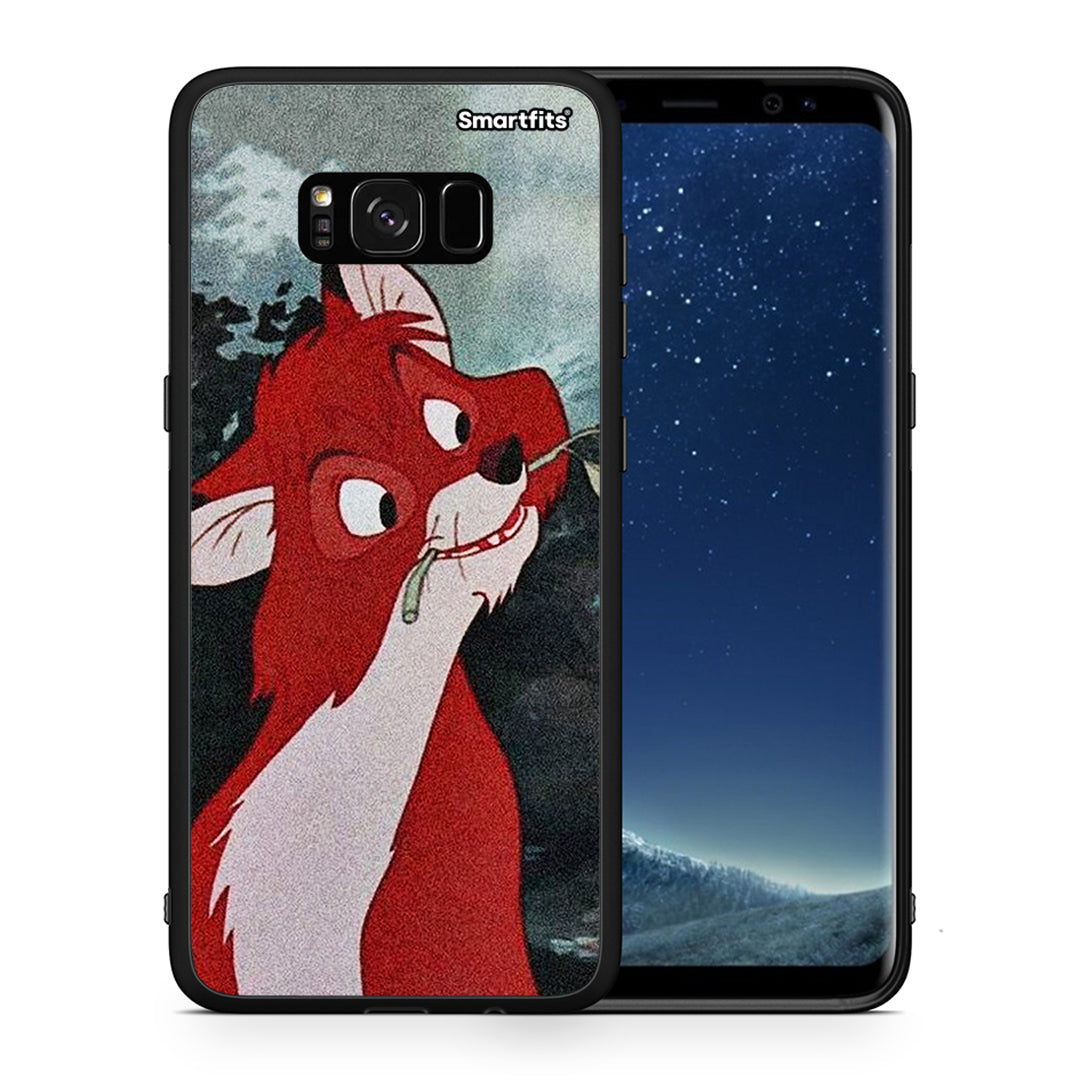 Θήκη Samsung S8 Tod And Vixey Love 1 από τη Smartfits με σχέδιο στο πίσω μέρος και μαύρο περίβλημα | Samsung S8 Tod And Vixey Love 1 case with colorful back and black bezels