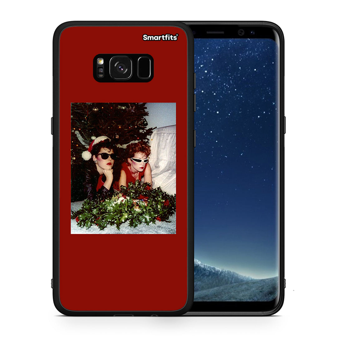 Θήκη Samsung S8 Waiting For Xmas από τη Smartfits με σχέδιο στο πίσω μέρος και μαύρο περίβλημα | Samsung S8 Waiting For Xmas case with colorful back and black bezels