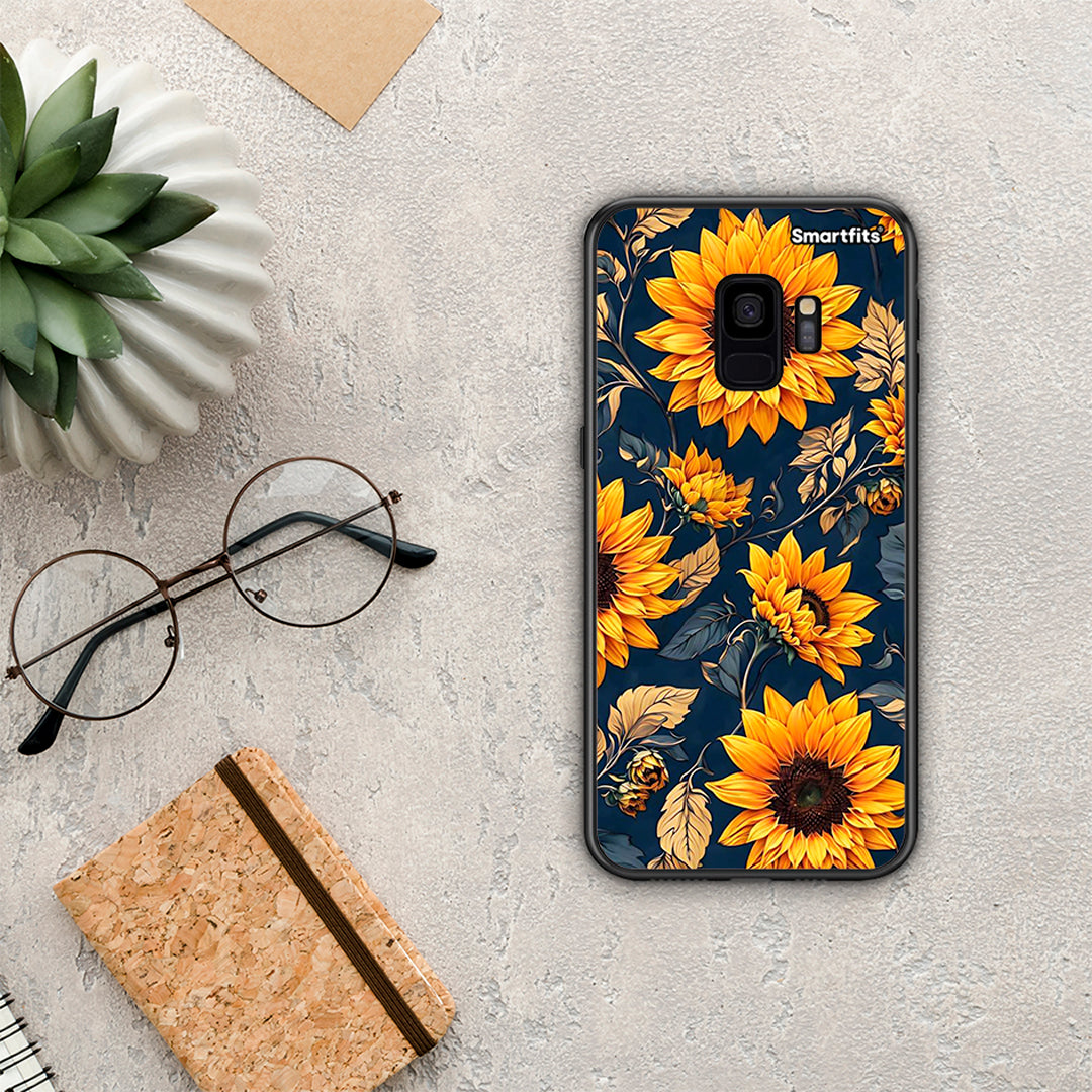 Autumn Sunflowers - Samsung Galaxy S9 θήκη