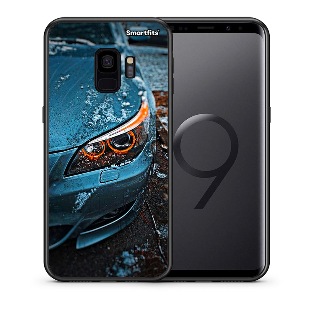 Θήκη Samsung S9 Bmw E60 από τη Smartfits με σχέδιο στο πίσω μέρος και μαύρο περίβλημα | Samsung S9 Bmw E60 case with colorful back and black bezels
