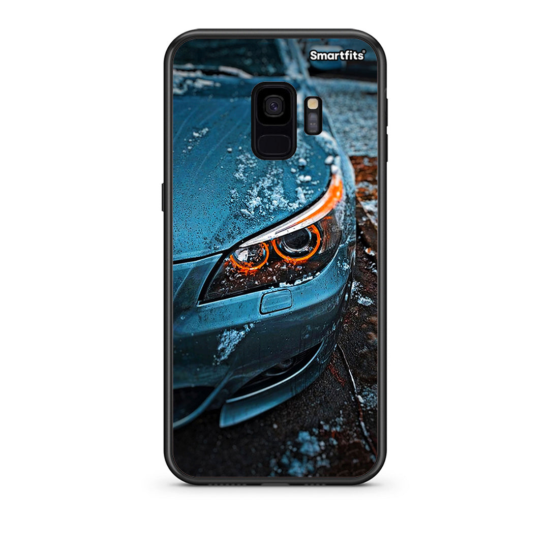 samsung s9 Bmw E60 Θήκη από τη Smartfits με σχέδιο στο πίσω μέρος και μαύρο περίβλημα | Smartphone case with colorful back and black bezels by Smartfits