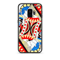 Thumbnail for samsung s9 Card Love θήκη από τη Smartfits με σχέδιο στο πίσω μέρος και μαύρο περίβλημα | Smartphone case with colorful back and black bezels by Smartfits
