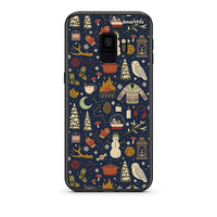 Thumbnail for samsung s9 Christmas Elements θήκη από τη Smartfits με σχέδιο στο πίσω μέρος και μαύρο περίβλημα | Smartphone case with colorful back and black bezels by Smartfits