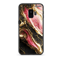 Thumbnail for samsung s9 Glamorous Pink Marble θήκη από τη Smartfits με σχέδιο στο πίσω μέρος και μαύρο περίβλημα | Smartphone case with colorful back and black bezels by Smartfits