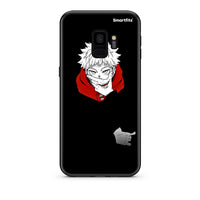 Thumbnail for samsung s9 Itadori Anime θήκη από τη Smartfits με σχέδιο στο πίσω μέρος και μαύρο περίβλημα | Smartphone case with colorful back and black bezels by Smartfits