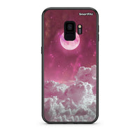 Thumbnail for samsung s9 Pink Moon Θήκη από τη Smartfits με σχέδιο στο πίσω μέρος και μαύρο περίβλημα | Smartphone case with colorful back and black bezels by Smartfits