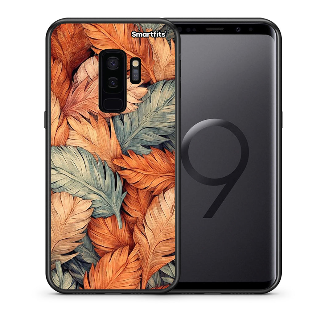 Θήκη Samsung S9 Plus Autumn Leaves από τη Smartfits με σχέδιο στο πίσω μέρος και μαύρο περίβλημα | Samsung S9 Plus Autumn Leaves case with colorful back and black bezels